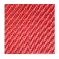 Red Aramid Fabric Textile red twill para aramid fiber fabric Factory